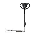 Covert 1-WIRE Ear Hook Surveillance Kit For Iphone Etc. Head Jack. Fixed Price $13.49.