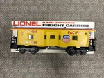 + Lionel 6-9368 Famous American Railroad Union Pacific Bay Window Caboose. Fixed Price $30.00.