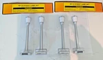 Rail King Mth Trains #35 Aluminum Metal Street Lamp Post Item #1059-2 Sets. Fixed Price $50.00.