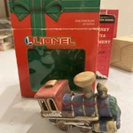 Lionel #37-603 1ST Edition Porcelain Lighted Ornament Locomotive Original Ft. Fixed Price $13.50.
