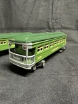 Lionel Gauge Pullman Passenger Cars 2640 2641 Green Pressed Steel Vintage. Fixed Price $284.00.