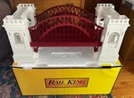 Vintage Mth Rail King Hell Gate Bridge Ivory & Red #30-9020 Mib 2-TRACK W/light. Fixed Price $240.95.