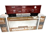 Mth Railking Rugged Rails Santa-fe Stock Car- For Freight Train -027 Gauge &bx. Fixed Price $18.99.