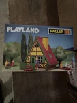 Faller Playland 3407 Old Stock New In Box A-frame House With Figures Plastic. Fixed Price $28.00.