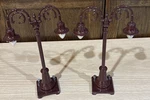 Mth Electric Trains Metal Lamp Set NO.54 MT-1019 Thumb Screw Wiring. Fixed Price $19.99.