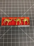 Preiser Ho Scale Figures #20397: (3) Dromedary Camels New C-6. Fixed Price $24.99.