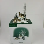 Department 56 Village Accessories 52765 Wolves In The Woods 1998 New Box. Fixed Price $24.98.