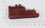 Lionel 6520-17 Maroon Diesel Motor & Housing Missing Generater Cover. Fixed Price $7.00.