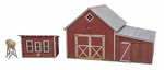 Walthers 933-3346 Chicken Coop And Farm Buildings Kit Ho Scale. Fixed Price $23.99.