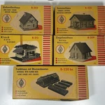 Vintage Faller Ho Buildings Lot B203 B200 B209 B212 B220BC Village Kits Germany. Fixed Price $125.00.