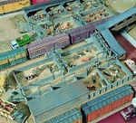 Walthers 933-3047 Ho Scale Cornerstone Series Stock Yards Structure Building Kit. Fixed Price $34.99.