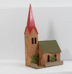 Faller Rural Church Chapel Brick Steeple Ho Gauge 1:87 Scale Countryside. Fixed Price $27.00.