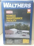 Vehicle Maintenance Facility Building Kit Walthers 933-4122 Model Railroad Ho. Fixed Price $39.95.