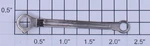 Lionel 1684-21 Left Hand Offset Side Rod Only (12). Fixed Price $8.40.