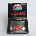 Monogram Mini Exacts Red 1963 Corvette Hardtop Split Window Coupe 2018 1:87 Nos. Fixed Price $6.95.