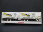 Wiking Man Tractor W/double Trailer #5980137 Mib. Fixed Price $15.00.
