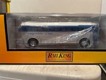 Mth Rail King 30-50009 Greyhound Columbia Die-cast Bus Nib. Fixed Price $55.00.