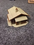 Vollmer Ho # 43708 Hunter Lodge Fully Assembled. Fixed Price $29.99.