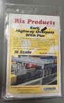 Rix Products 628-0152 50' Early Highway Overpass W/pier Building Kit. Fixed Price $15.13.