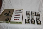 Aurora Postage Stamp Train Set NO.4721 Santa Fe "rattler" For Parts. Fixed Price $55.99.