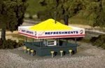 Atlas Refreshment Stand Kit - Ho Scale Model Railroad Building #715. Fixed Price $11.86.