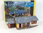 Atlas Faller Vintage 2192 737-200 Ranch House Scale Building Built. Fixed Price $22.50.