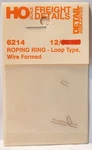 Detail Associates Roping Ring Formed Wire PKG(12) Flats, Gons & Hopp 6214. Fixed Price $7.98.