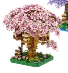 Pink Cherry Blossom Tree House - Mini Building Blocks M3078 Jihui New Box. Fixed Price $22.75.