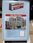 Walthers Cornerstone Scale Bill's Glass Shop Beige 1:87 Model Kit 933-3002. Fixed Price $18.99.