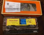 Lionel 6-26206 Curious George Boxcar New-in-box. Fixed Price $34.99.