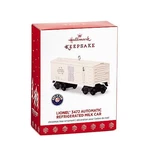 2017 Hallmark Lionel 3472 Automatic Refrigerated Milk Car Train Ornament. Fixed Price $21.80.