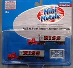 Scale Mini Metals Set Of 2 Riss Ih R190 Tractor/trailers Classic Works. Fixed Price $22.90.