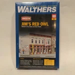 Walthers 933-3472 Jim's Red Owl Kit Ho Scale Train. Fixed Price $21.59.
