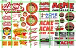 NH160 1/2 Set Scale Acme Corp Average Joe Signage. Fixed Price $5.24.
