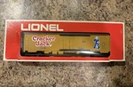 Vintage Lionel 6-9853 Cracker Jack Billboard Reefer Car, Caramel. Fixed Price $36.99.