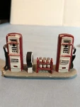 Vintage Hawthorne Miniatures 91451-1 Architectural Register Gas Pumps #upst. Fixed Price $29.94.