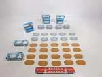 5X Rklin H0 Pillar Support Plates 7250 7251 7252 7253 Mint Box #EE643-1. Fixed Price $72.87.