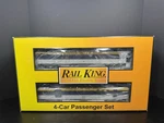 Mth Railking 30-69285 Chesapeake & Ohio 60' Madison Passenger 4-CAR Set Lnib. Fixed Price $295.00.