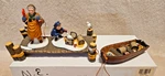Department Heritage Village Collection 'lobster Trappers' 56589. Fixed Price $18.99.