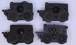 Acme 1505L13 Steam Motor Chassis Assortment - Not Working (set Of 4). Fixed Price $30.00.