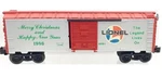 Lionel Christmas 1986 6-9491! Gauge Toy Train Merry. Fixed Price $35.00.