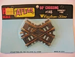 New Atlas Custom Line 60 Degree Crossing #145 Brass Rail - Ho Scale. Fixed Price $10.00.