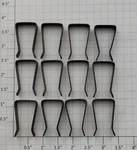 American Flyer 693E Gauge 1/4" Wide Track Lock Clips (envelope Of 12). Fixed Price $10.00.