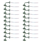 20PCS Oo / Ho Scale Street Bracket Light Model Wall Lamp Posts Led-building-kits. Fixed Price $16.59.