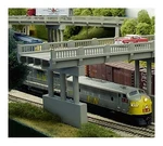 Rix (n-scale) #628-0152 Early Highway Overpass-- 50' W/ Pier Nib. Fixed Price $15.85.