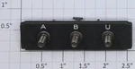 Lionel 1041-41 3 Post Terminal Strip (2). Fixed Price $6.00.