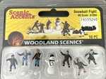 Woodland Scenics Ho Scale A1894 Snowball Fight 10 Nip Cc. Fixed Price $18.99.
