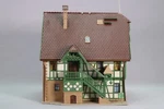 DD081 Volmer 3736 Train Model Mounted Inn With Butcher Shop. Fixed Price $19.61.