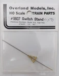 Overland 9807 Ho Switch Stand Petitbone Mulliken, Model #6, High Star Brass. Fixed Price $5.09.