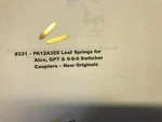 American Flyer Original Parts- PA12A355 Leaf Springs Pieces #331. Fixed Price $5.95.